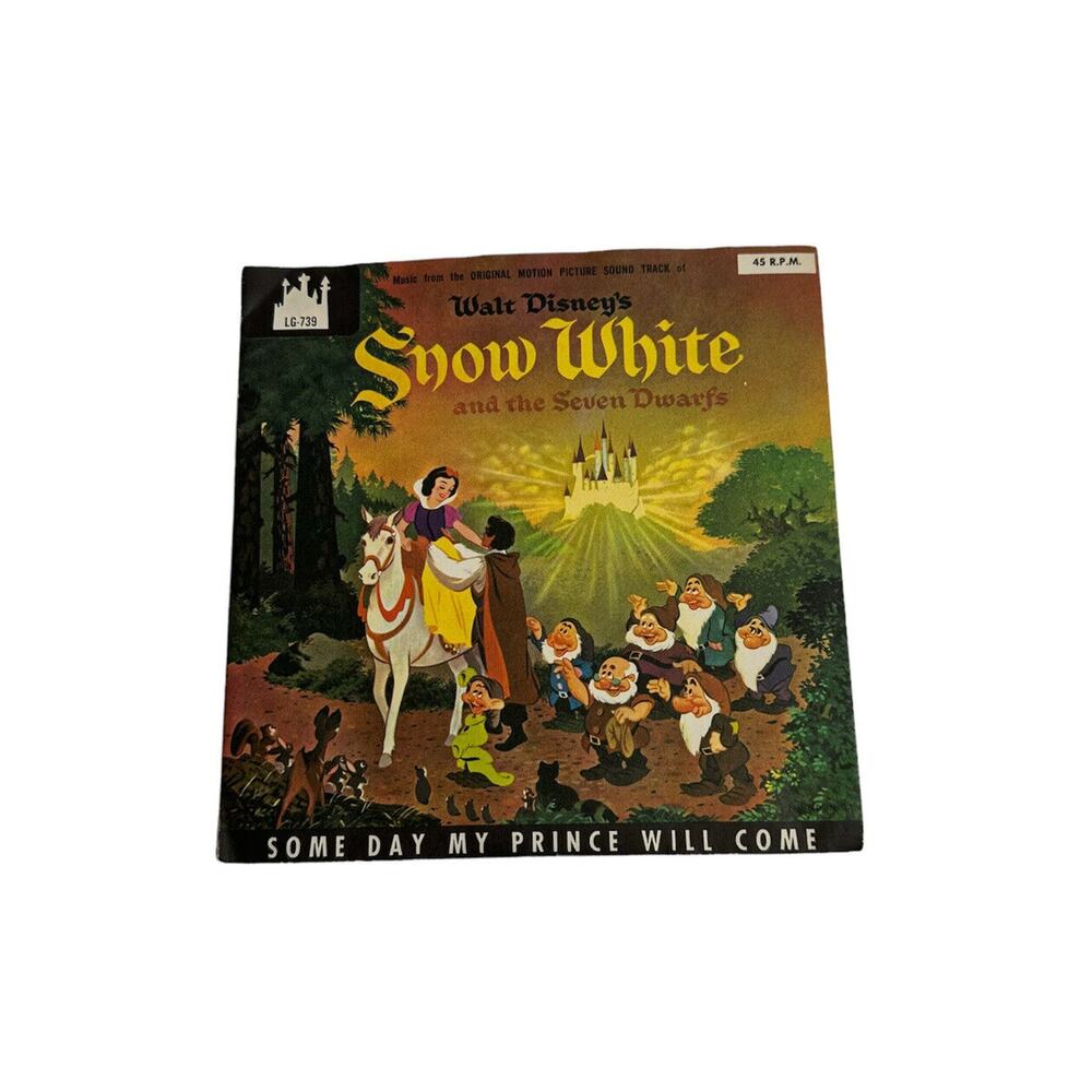 Vintage Disney Snow White and the Seven Dwarfs 1968  Vinyl Lp Record